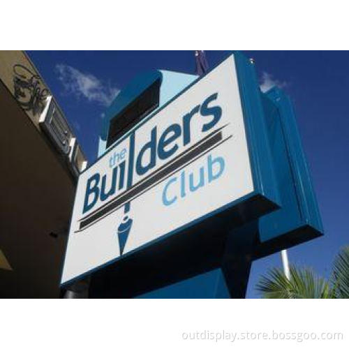 Synchronous Exterior Double Sided LED Sign P 8 mm 1R1G1B fo